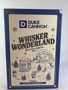 Duke Cannon Best Damn Beard Wash & Oil Gift Set - Blue